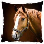 At Desenli Yastık Kılıfı-3